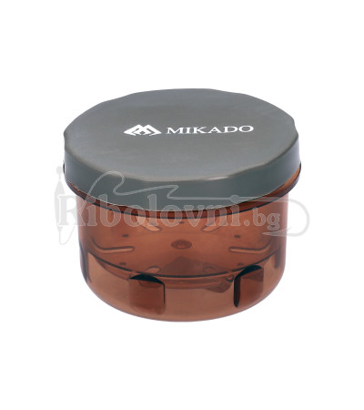 Аксесоари Аксесоари за риболов на фидер Кутия за потапяне и съхранение на стръв MIKADO / AMC- 008-L